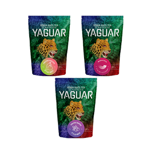 Zestaw Yerba Mate Yaguar Owocowe 3x500g 1,5kg