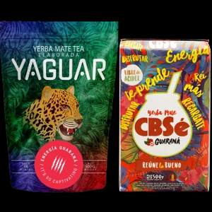 Zestaw Yerba Mate CBSe Yaguar Energia 2x500g 1kg