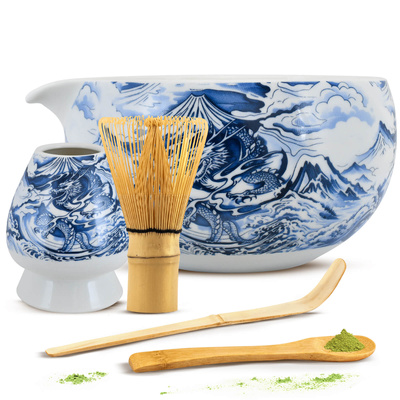 Zestaw akcesoriów do parzenia herbaty matcha