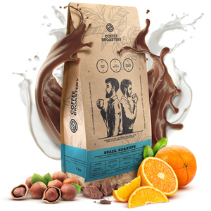 Zestaw prezentowy Coffee Broastery: kawa Brazil Guaxupe + krówki + kubek