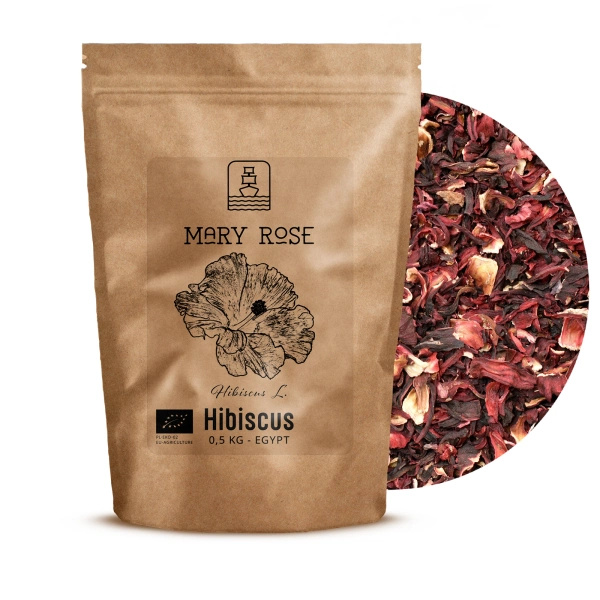 Mary Rose – Hibiskus ekologiczny – Malwa Sudańska (płatki) 0,5 kg