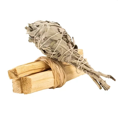 Palo santo kadzidło + Szałwia biała pęczek zestaw