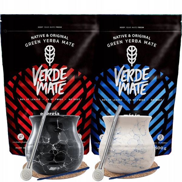Zestaw Yerba Mate dla dwojga Bombilla Matero 1000g