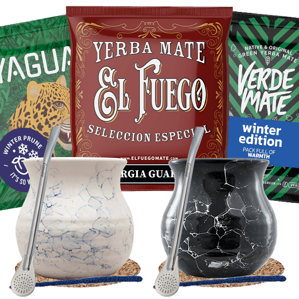 Zestaw Yerba Mate Matero bombilla DLA DWOJGA