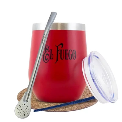 Zestaw akcesoriów do yerba mate: TermoLid + Bombilla