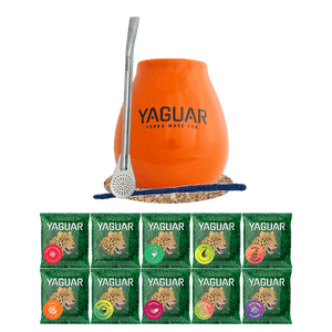 Zestaw Yerba Mate Yaguar 500g Tykwa Bombilla 10x50