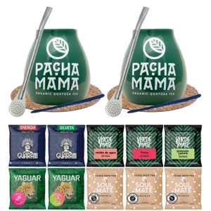 ZESTAW dla Dwojga Yerba Mate Tykwa Bombilla 10x50g