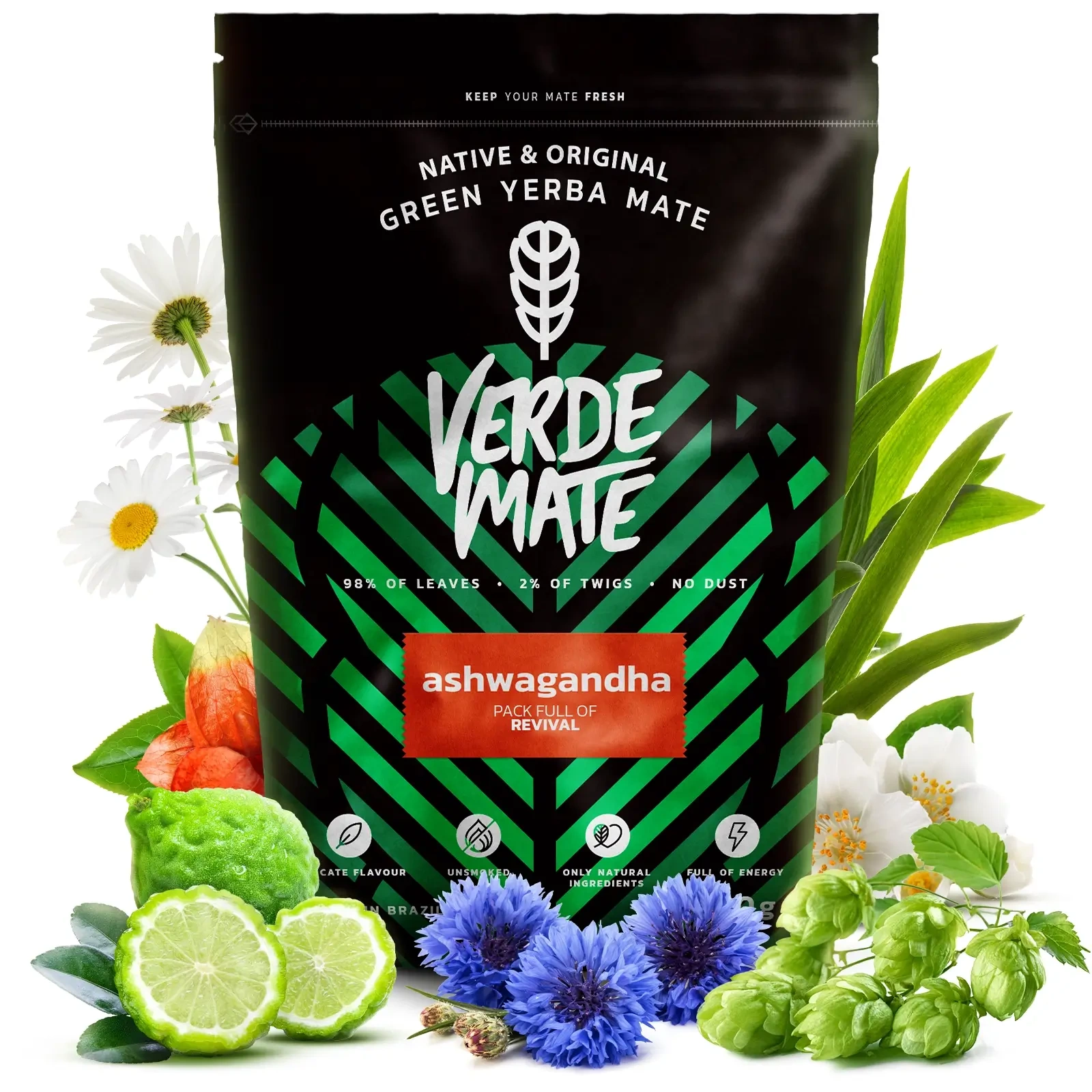 Verde Mate Green Ashwagandha - Zbliżenie