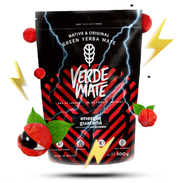 Zestaw yerba mate 2x500g Verde Mate + tykwa Marmori