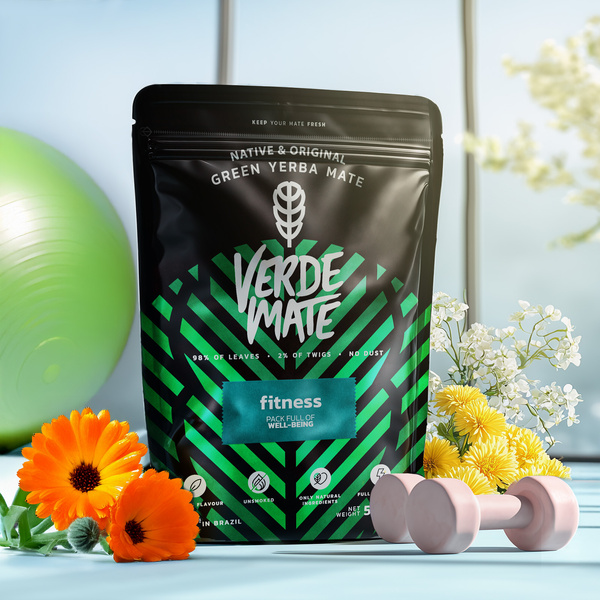 Verde Mate Green Fitness 0,5 kg – brazylijska yerba mate ziołowo-owocowa