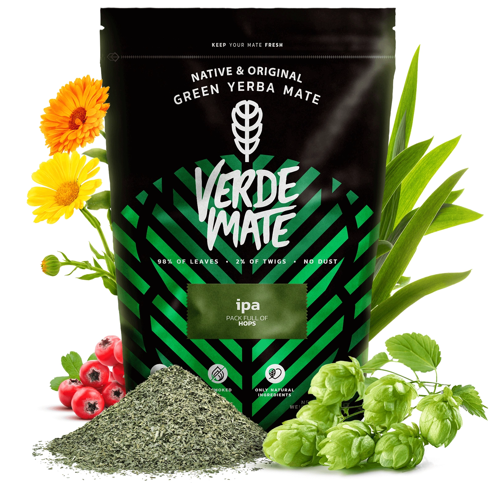 Verde Mate Green IPA - Zbliżenie