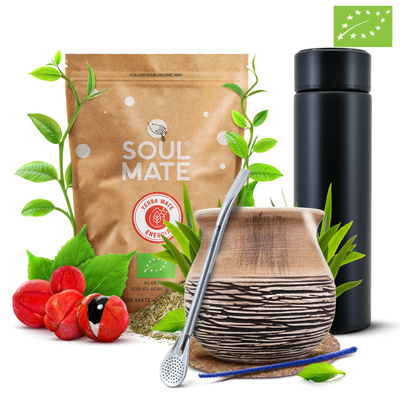 Zestaw Yerba Soul Mate Energia  0,5kg Termos LED