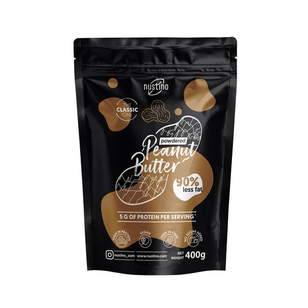 Nustino – Masło Orzechowe w Proszku – Classic (bez dodatku cukru) 400 g