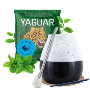 Zestaw yerba mate Yaguar 50g + tykwa Caballo