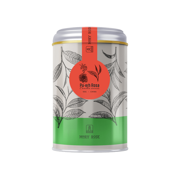 Mary Rose - Herbata Pu-erh Rosa w puszce - 50 g