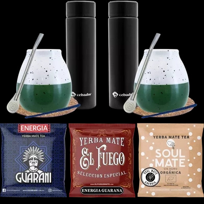 Zestaw na start Yerba Mate Termos 3x50g dla pary