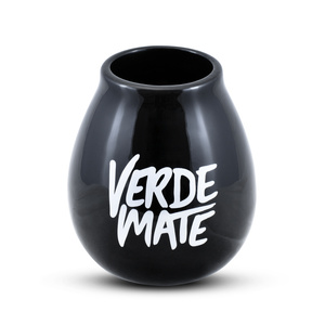 Zestaw tykwa czarna Verde Mate + bombilla