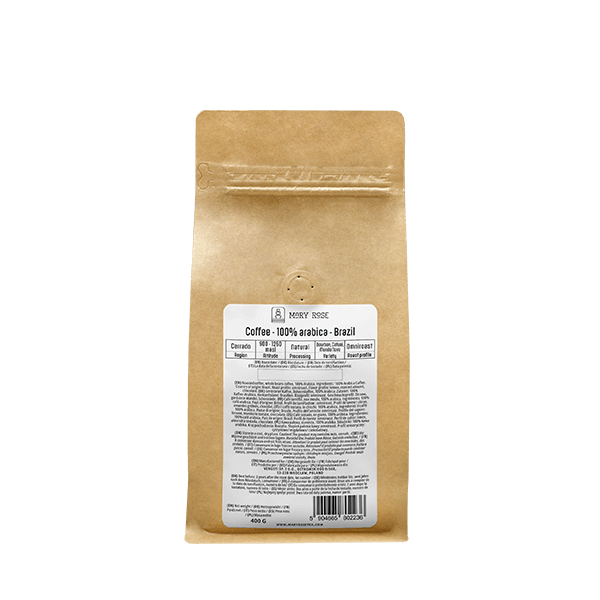 Mary Rose - Kawa ziarnista Brazil Cerrado premium 400 g