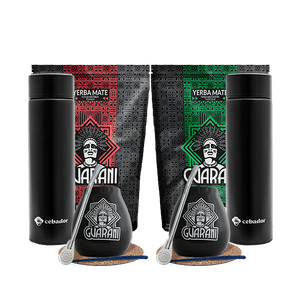 ZESTAW Yerba Mate akcesoria dla dwojga termosy