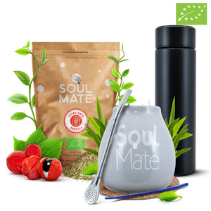 Zestaw Yerba Soul Mate Energia 500g 0,5kg Termos