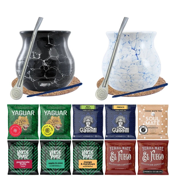 Zestaw Yerba Mate dla Dwojga 10 x 50g 500g Matero