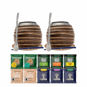 Zestaw Yerba Mate dla Dwojga 10x 50g 500g Matero