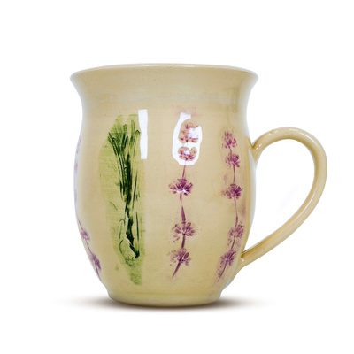 Kubek Ceramiczny Flora Pink 350 ml – seria Crater