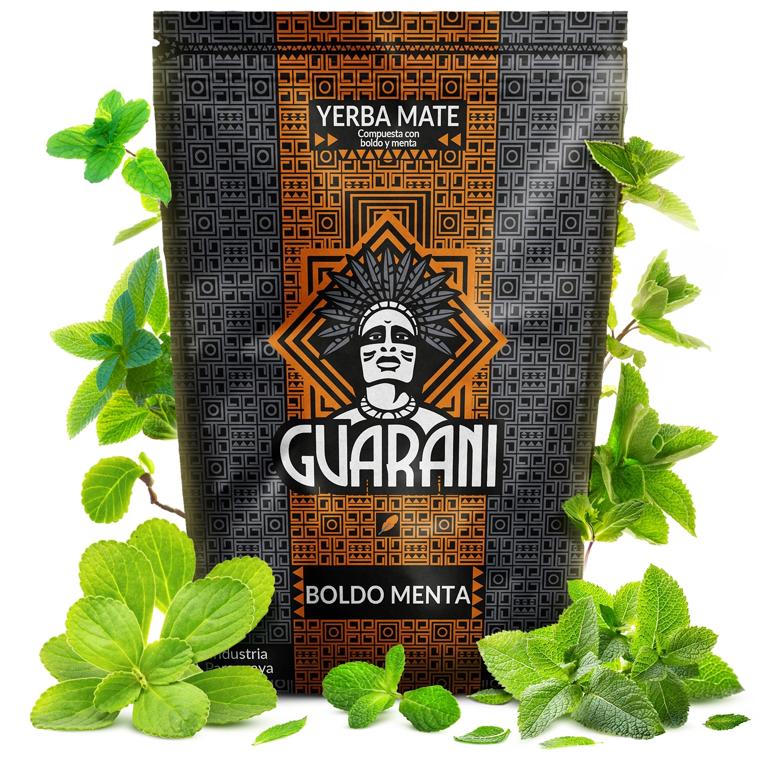 Yerba Mate Guarani Boldo Menta - w opakowaniu